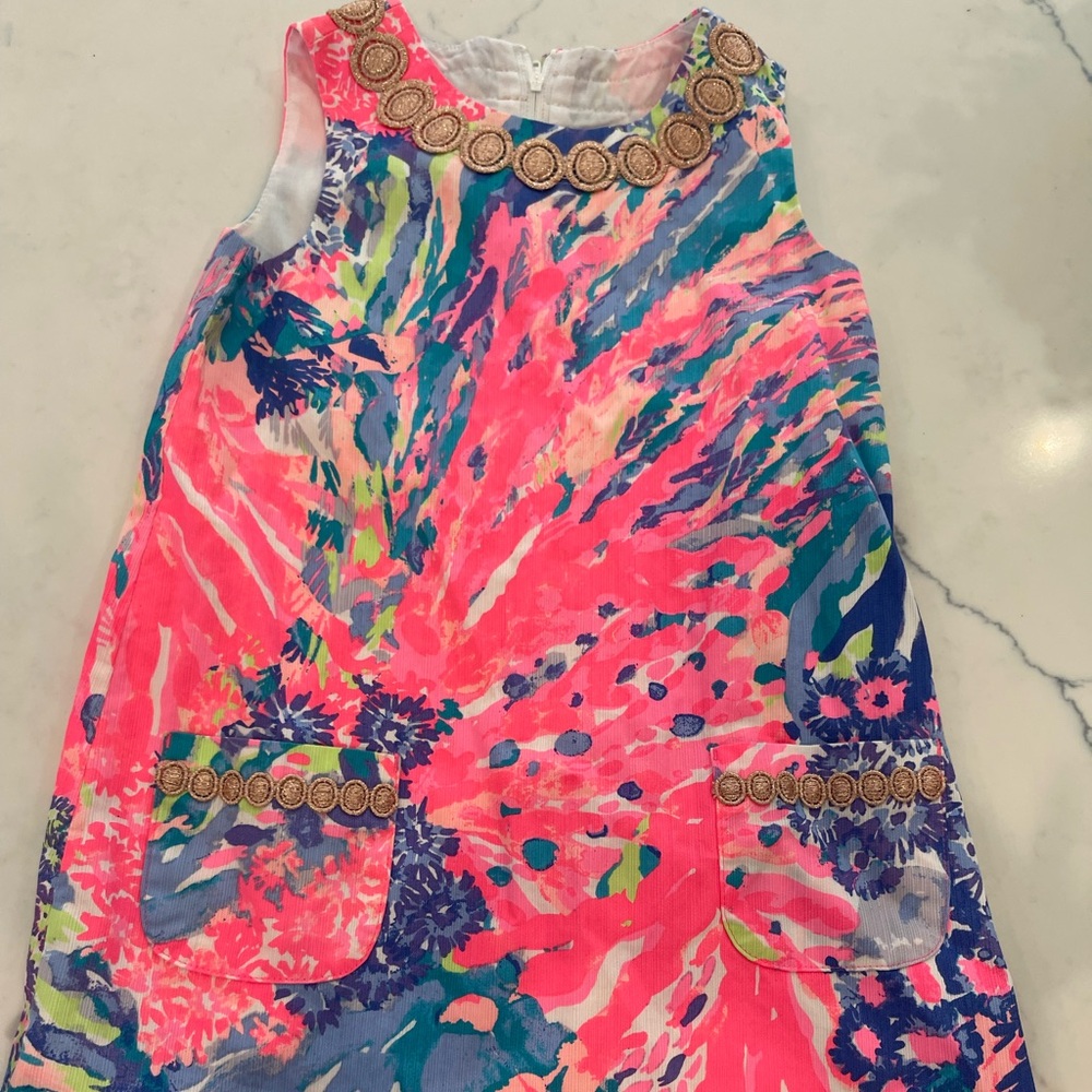Girls Lilly Pulitzer dress shift size 6